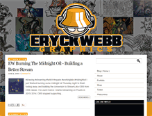 Tablet Screenshot of eryckwebbgraphics.com